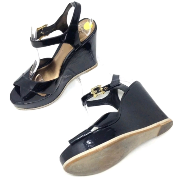 Carlos Santana Platform Wedge Sandals 10M - Picture 8 of 8